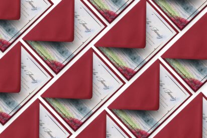 ZAPROSZENIA ŚLUBNE / MINIMALISTYCZNE / multicolor / ZSM08-ah26