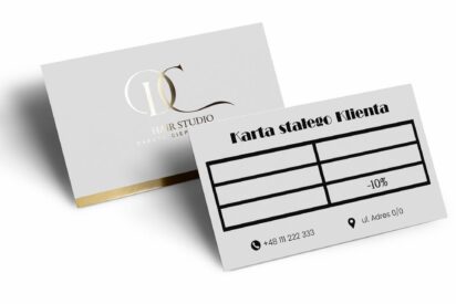 Terminarz / KARTA / Beauty / logo złote / złocone / tf1-AH1