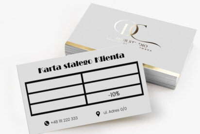 Terminarz / KARTA / Beauty / logo złote / złocone / tf1-AH1