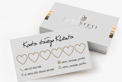 Terminarz / KARTA / Beauty / logo złote / złocone / tf1-AH2