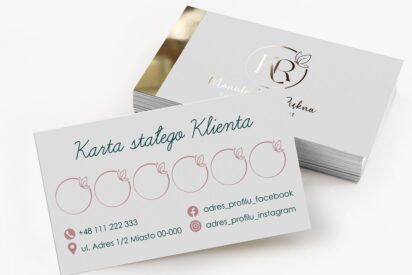 Terminarz / KARTA / Beauty / logo złote / złocone / tf1-AH3
