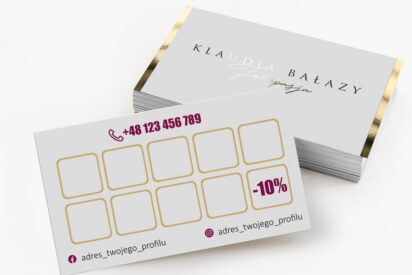 Terminarz / KARTA / Beauty / logo złote / złocone / tf1-AH5