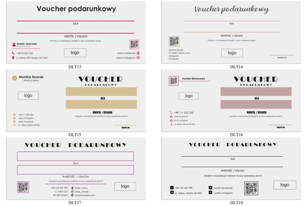 Vouchery Podarunkowe Dl Beauty Logo Zlote Zlocone Dl1 Ah1 07