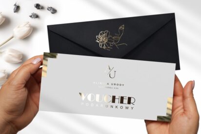 VOUCHERY PODARUNKOWE / DL / BONY / Beauty / logo złote / DL1-AH4
