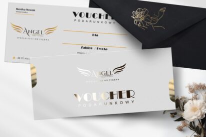 VOUCHERY PODARUNKOWE / DL / BONY / Beauty / logo złote / DL1-AH7