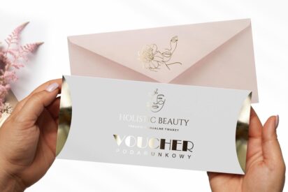 VOUCHERY PODARUNKOWE / DL / BONY / Beauty / logo złote / DL1-AH8
