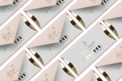 VOUCHERY PODARUNKOWE / DL / BONY / Beauty / logo złote / DL1-AH8