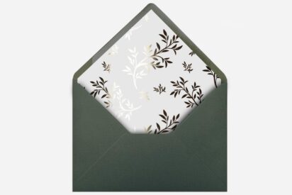 wklejka do koperty / ZŁOCONA / wkZ2