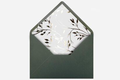 wklejka do koperty / ZŁOCONA / wkZ3