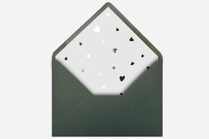 wklejka do koperty / ZŁOCONA / wkZ6